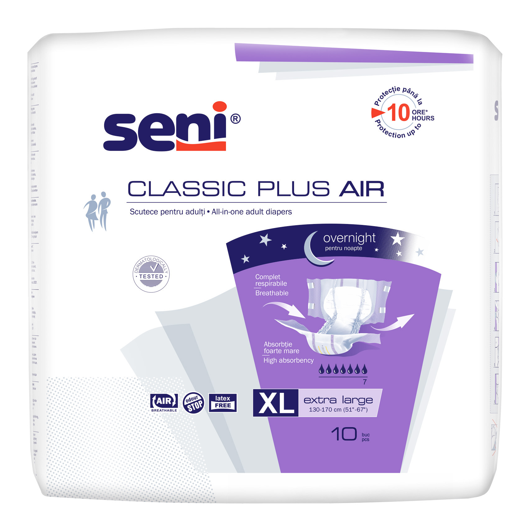 Підгузки для дорослих SENI CLASSIC PLUS AIR extra large.(10 шт.)